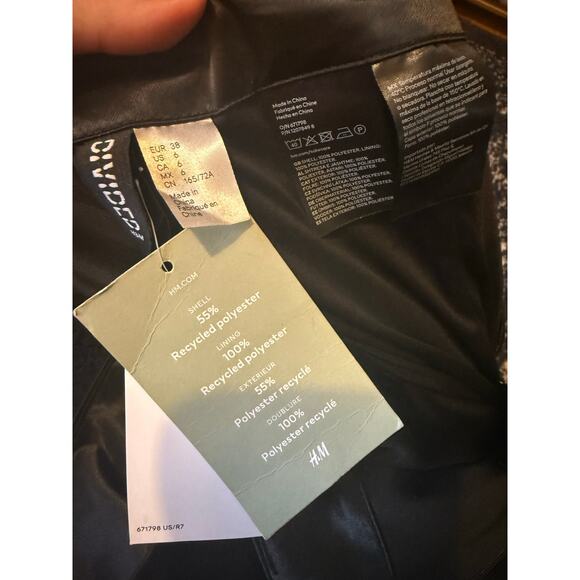 NWT DIVIDED Black Long Lined Skirt Sz. 6 - Picture 6 of 10